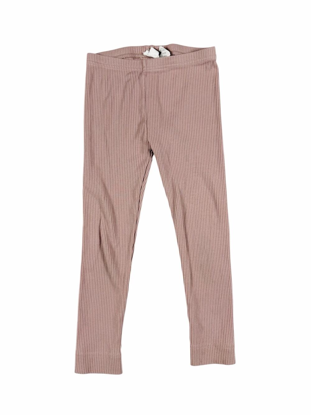 Jamie Kay Organic Cotton Rib Leggings Dusty Pink Girls Size 5
